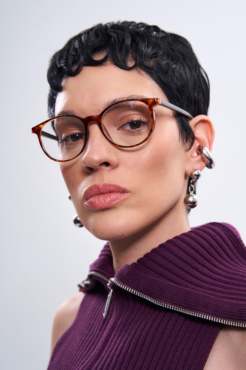 Janet Leopard Mavi Işık Koruyucu Gözlük