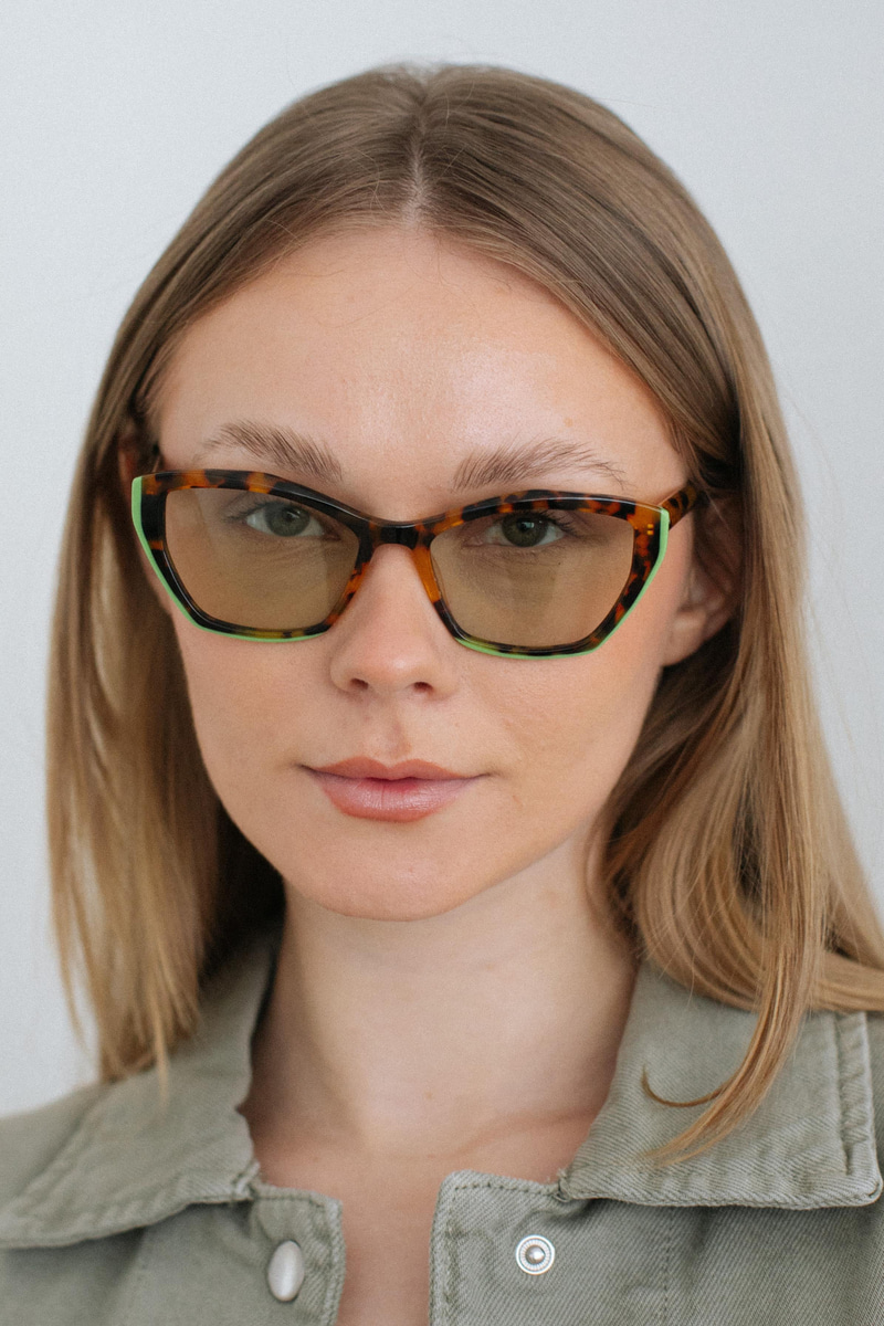 Jord Leopard Green Güneş Gözlüğü