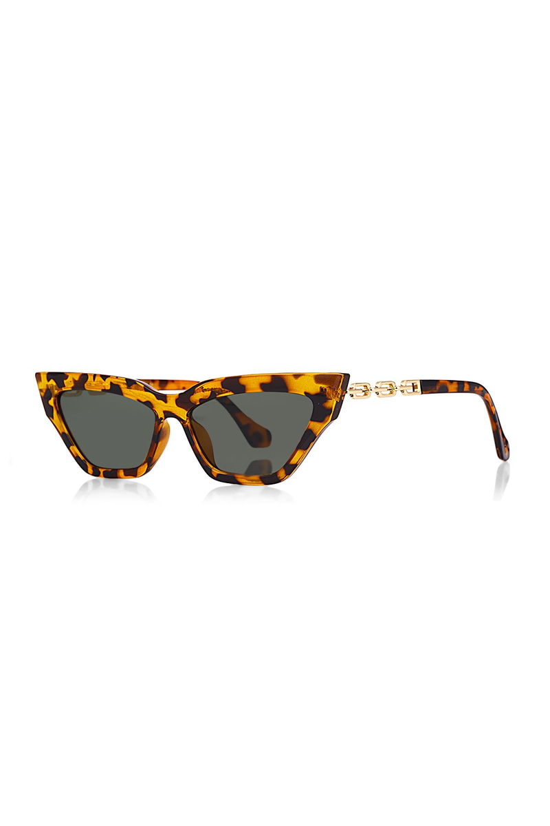 Joyce Leopard Green Güneş Gözlüğü