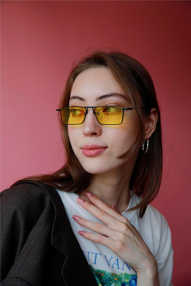 Julia Black Yellow Güneş Gözlüğü
