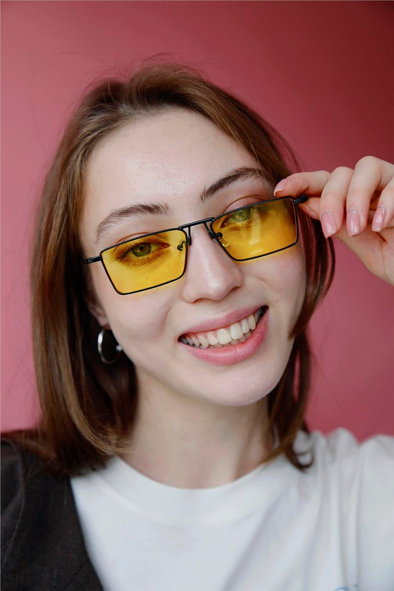 Julia Black Yellow Güneş Gözlüğü