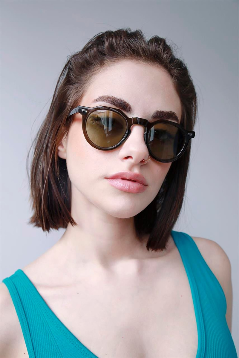 Justus Brown Dark Green Güneş Gözlüğü