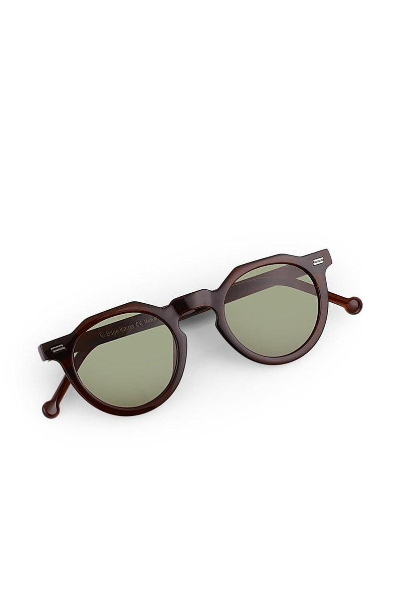 Justus Brown Dark Green Güneş Gözlüğü