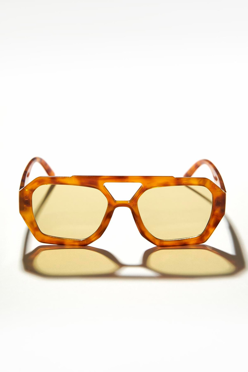 Kaitlyn Orange Green Güneş Gözlüğü