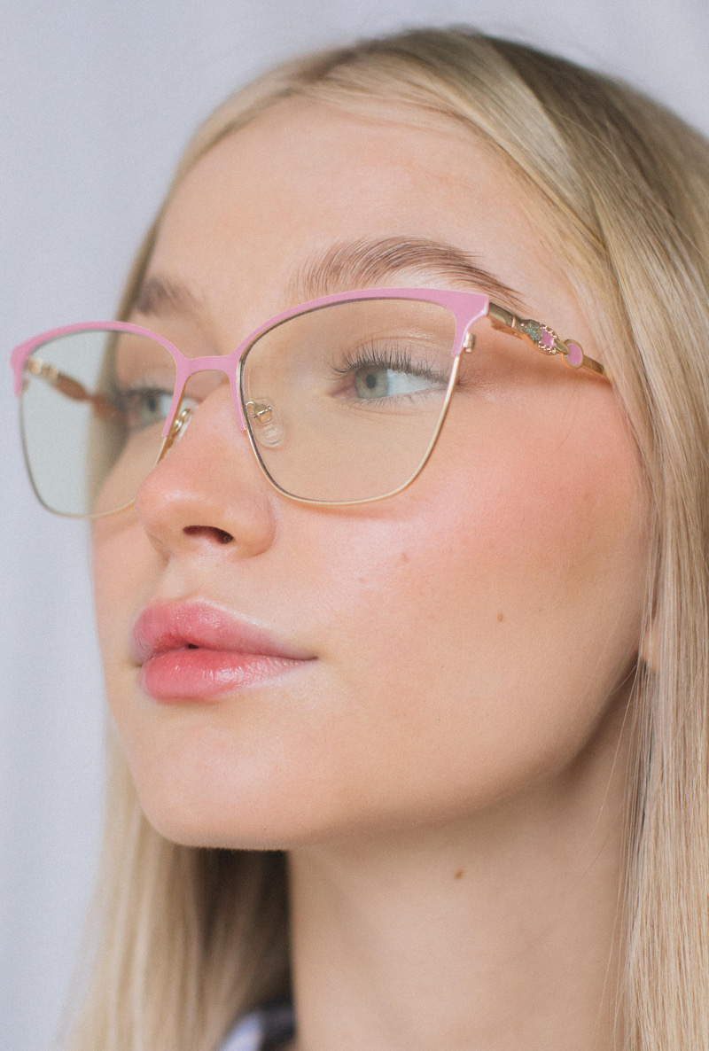 Karena Pink Mavi Işık Koruyucu Gözlük