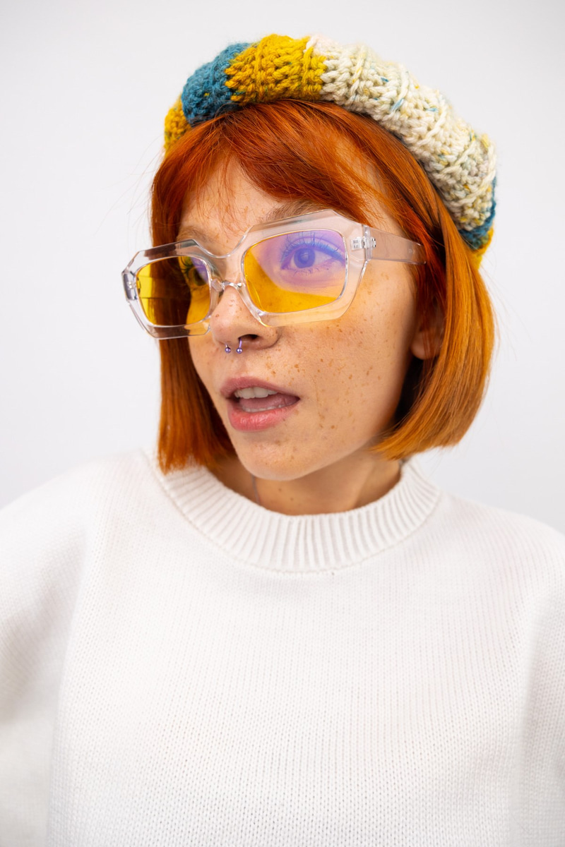Kayla Clear Yellow Güneş Gözlüğü