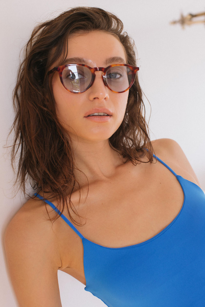 Kelsea Leopard Blue Güneş Gözlüğü