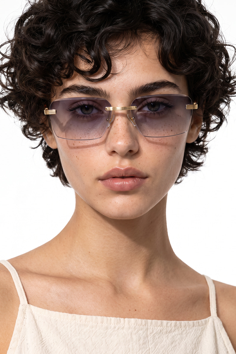 Kuyorta Gold Blue Photochromic Güneş Gözlüğü