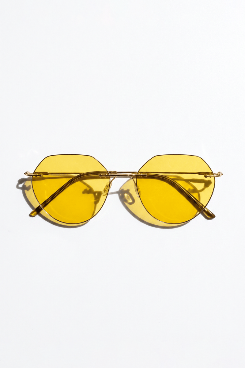 Layna Gold Yellow Güneş Gözlüğü