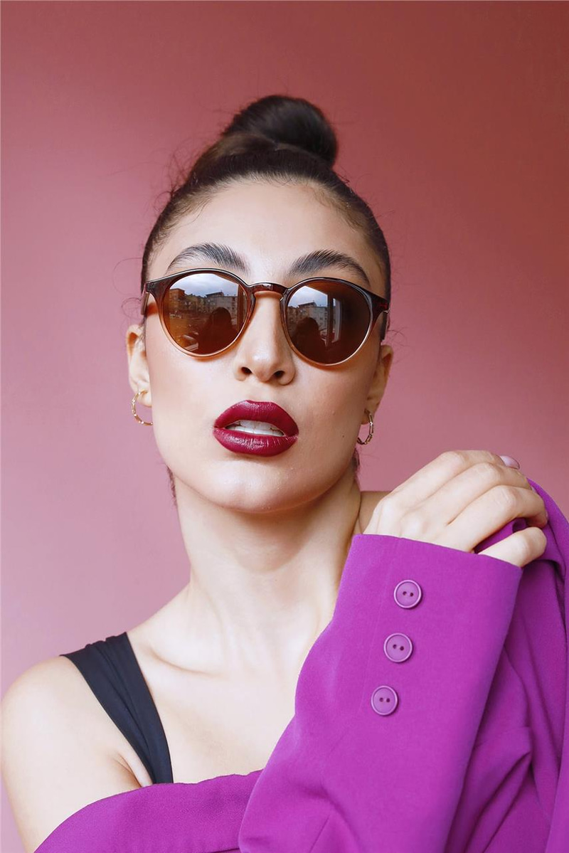 Lea Brown Nude Brown Güneş Gözlüğü