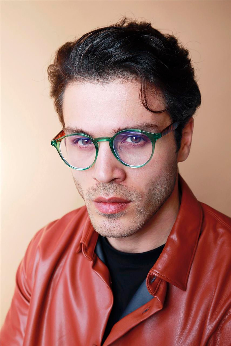Lea Green Leopard Erkek Mavi Işık Koruyucu Gözlük