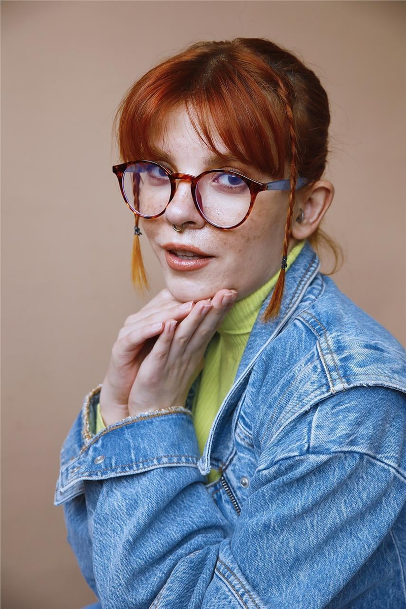Lea Leopard Blue Mavi Işık Koruyucu Gözlük
