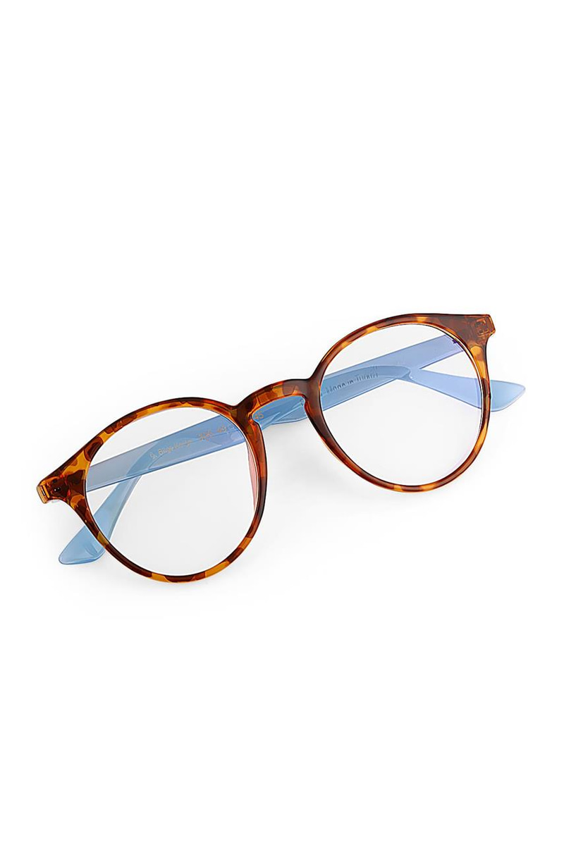 Lea Leopard Blue Mavi Işık Koruyucu Gözlük