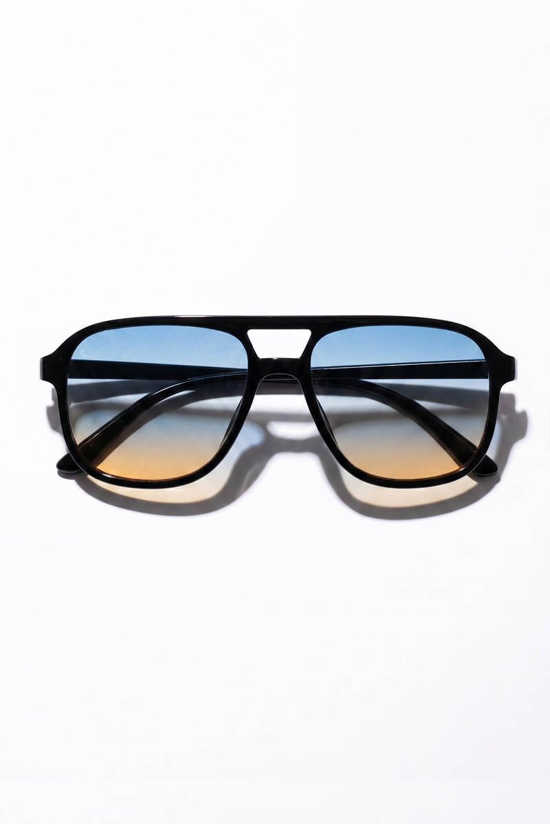 Leah Black Blue Orange Güneş Gözlüğü