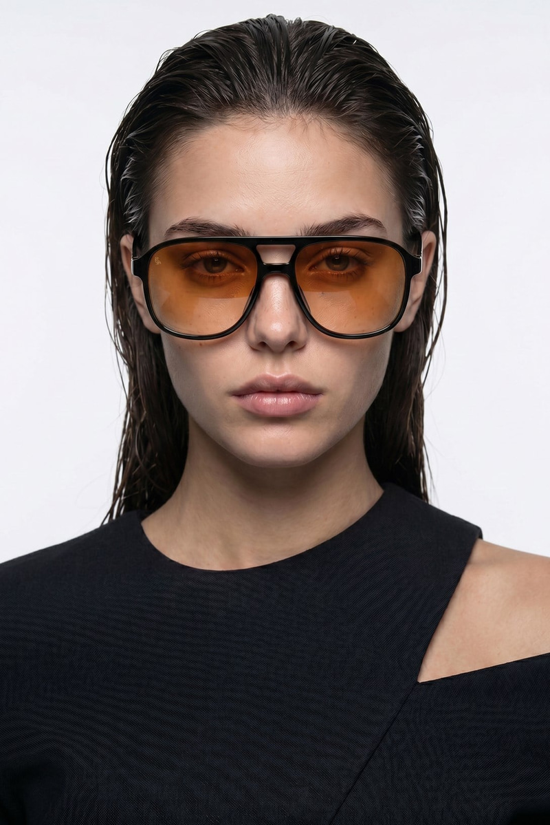 Leah Black Orange Degrade Güneş Gözlüğü