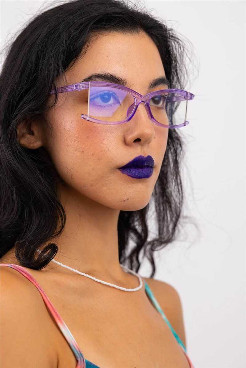 Liona Purple Mavi Işık Koruyucu Gözlük