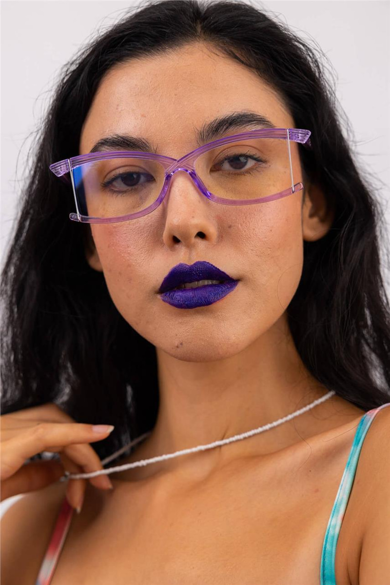Liona Purple Mavi Işık Koruyucu Gözlük
