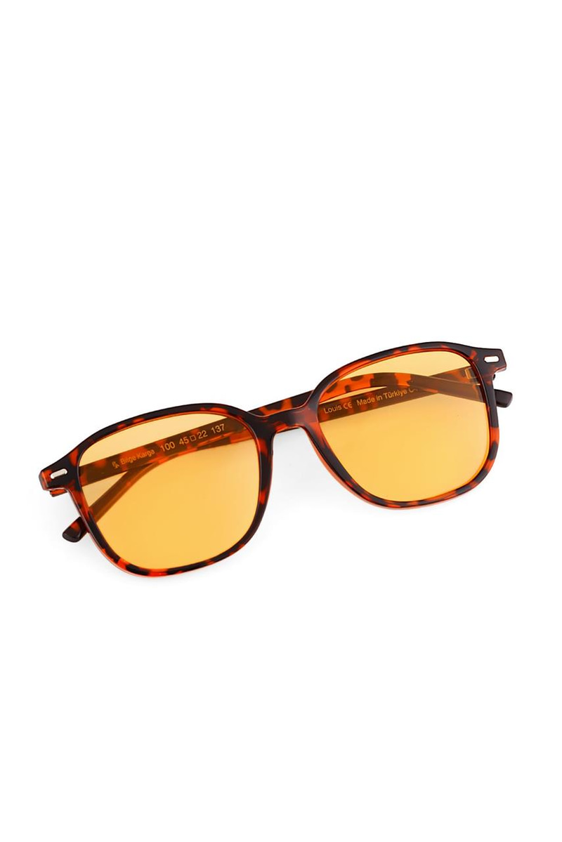 Louis Leopard Orange Güneş Gözlüğü