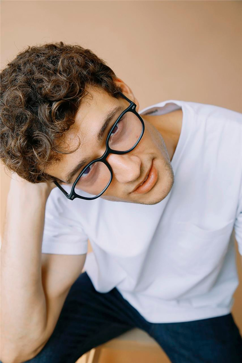 Louis Matt Black Erkek Mavi Işık Koruyucu Gözlük