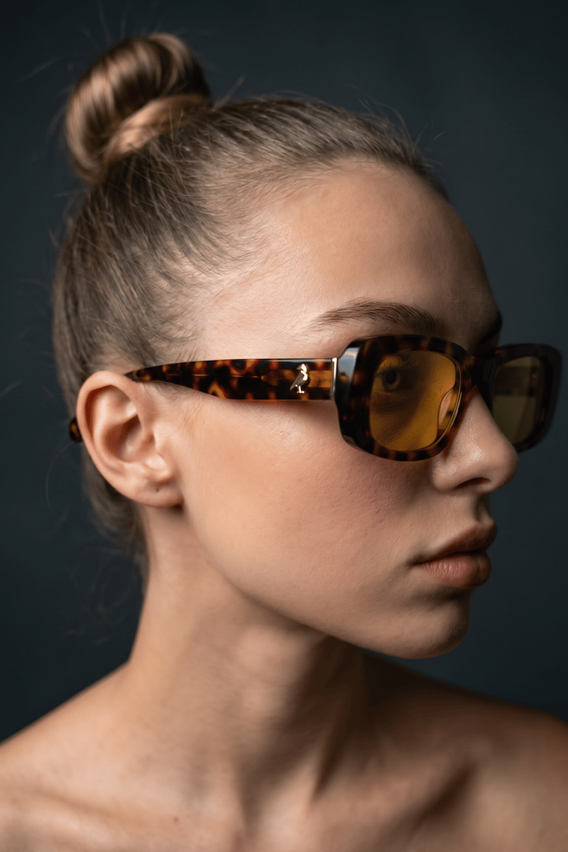 Lumeo Leopard Yellow Güneş Gözlüğü