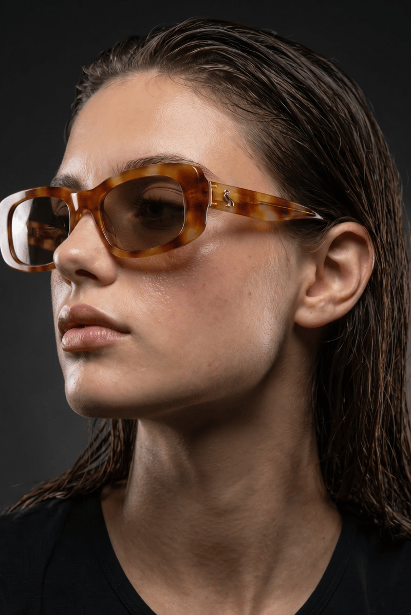 Lumeo Orange Leopard Nude Güneş Gözlüğü