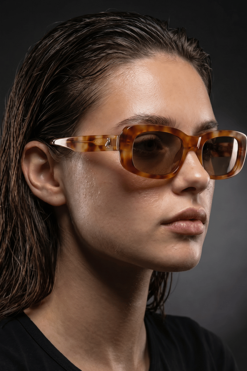Lumeo Orange Leopard Nude Güneş Gözlüğü