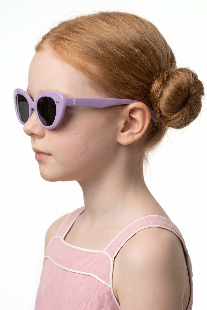 Lumora Light Purple Black Çocuk Güneş Gözlüğü