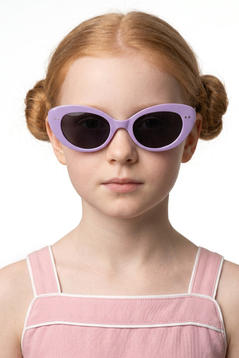 Lumora Light Purple Black Çocuk Güneş Gözlüğü