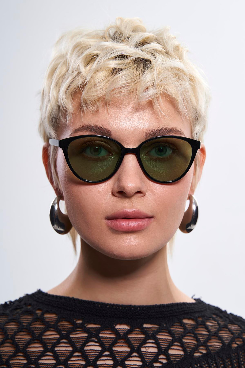 Marion Black Green Güneş Gözlüğü