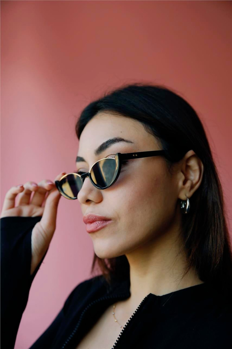Mathia Gold Black Güneş Gözlüğü