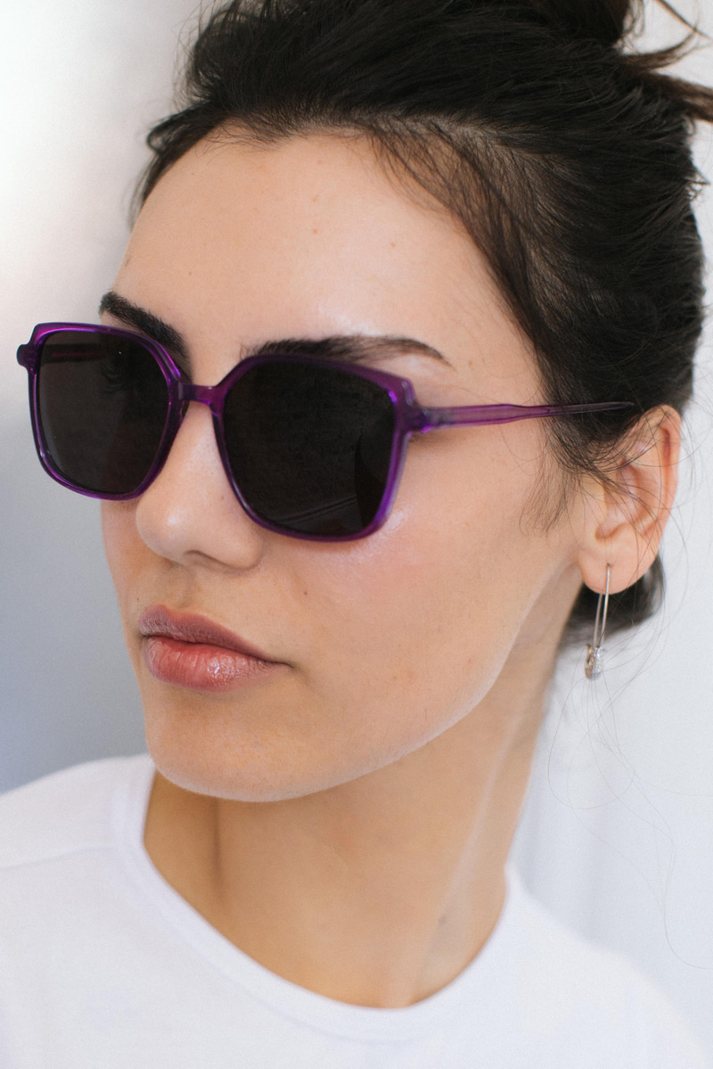 Milan Purple Black Güneş Gözlüğü