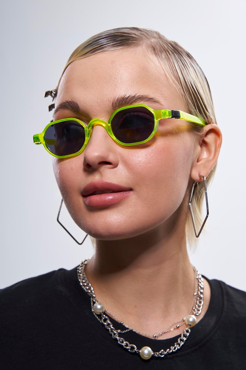 Miles A Neon Yellow Black Güneş Gözlüğü