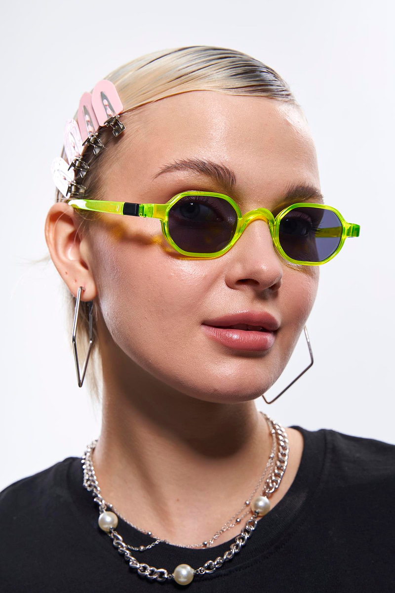 Miles A Neon Yellow Black Güneş Gözlüğü