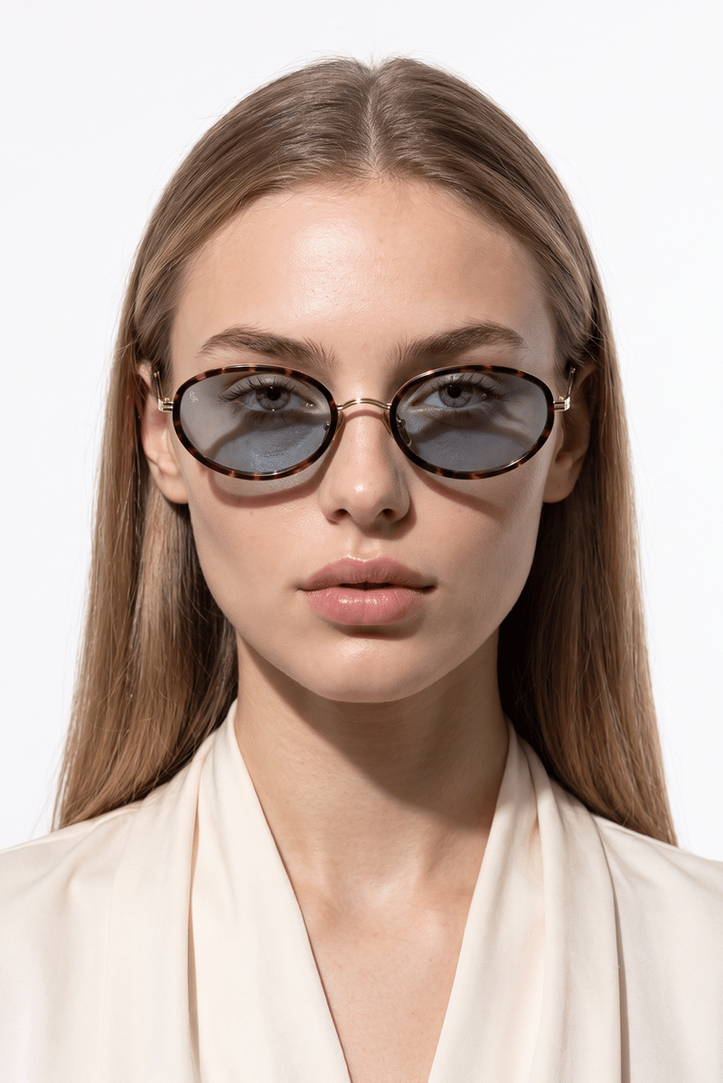 Naruta Gold Tortoise Blue Photochromic Güneş Gözlüğü