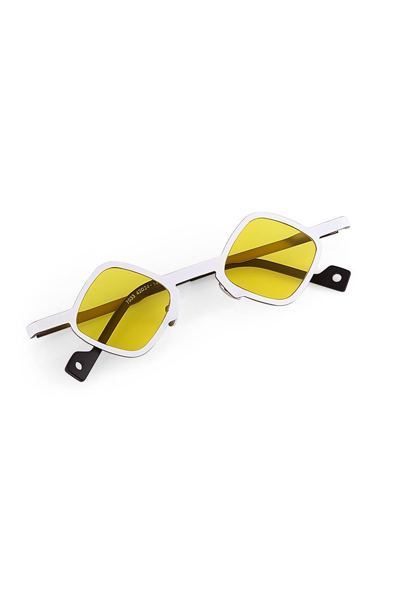 Negar White Yellow Güneş Gözlüğü