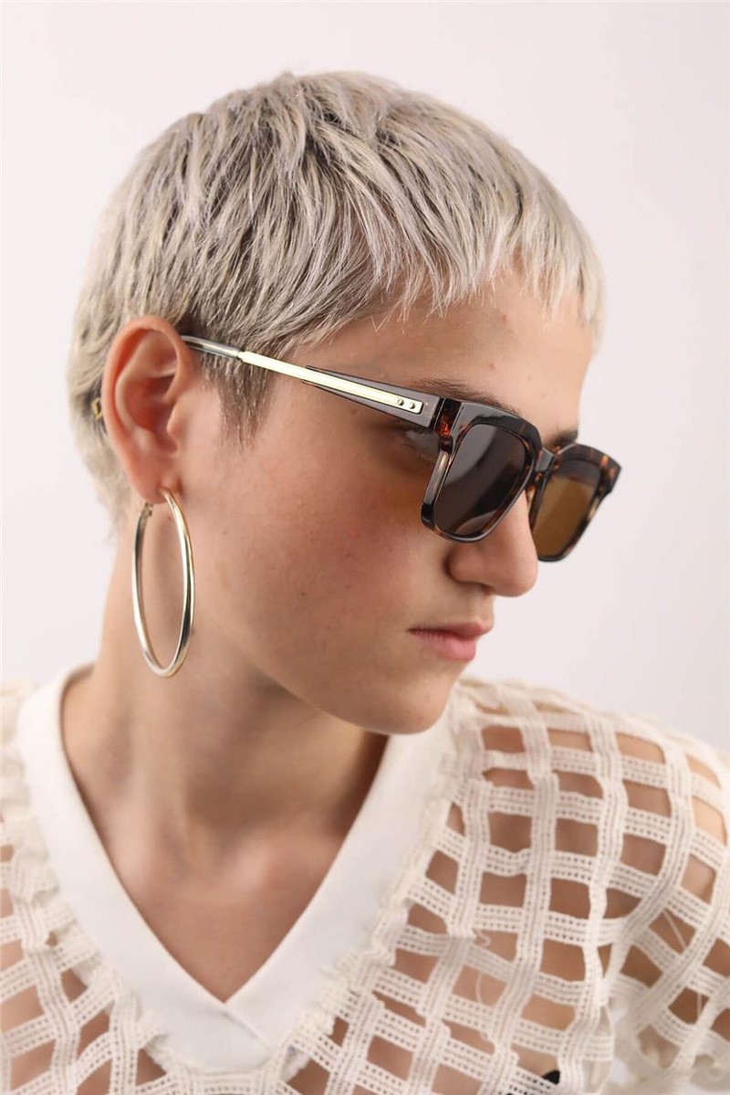 Odette Leopard Brown Güneş Gözlüğü