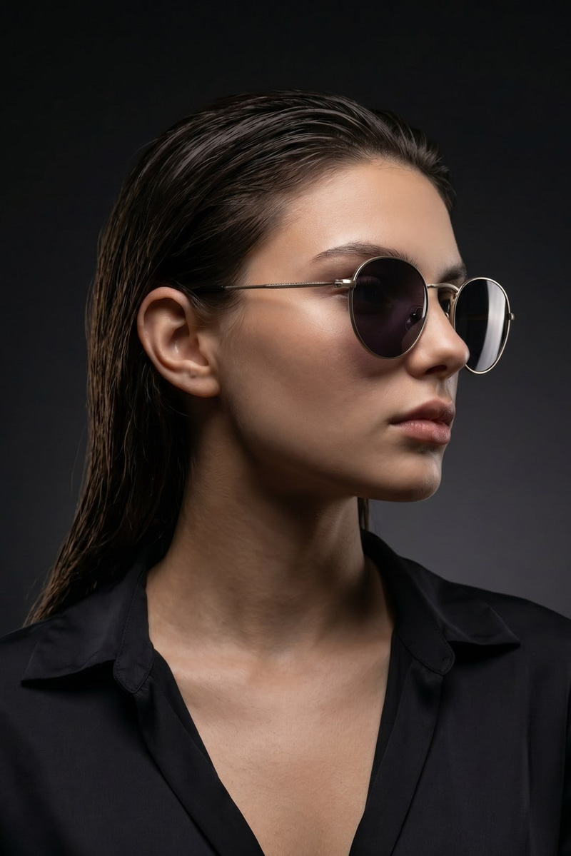 Palmiro Silver Black Güneş Gözlüğü