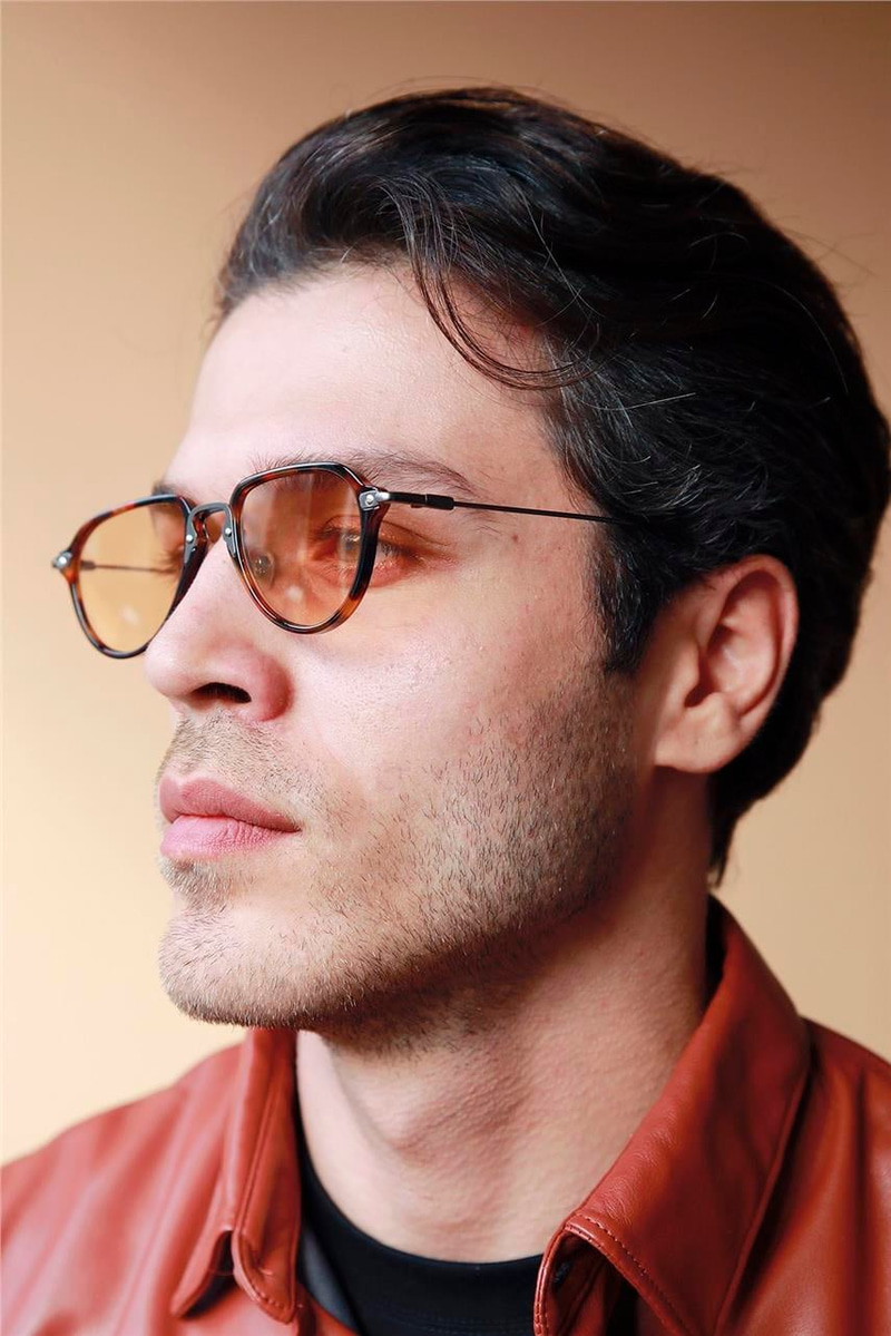 Patton Leopard Orange Erkek Güneş Gözlüğü