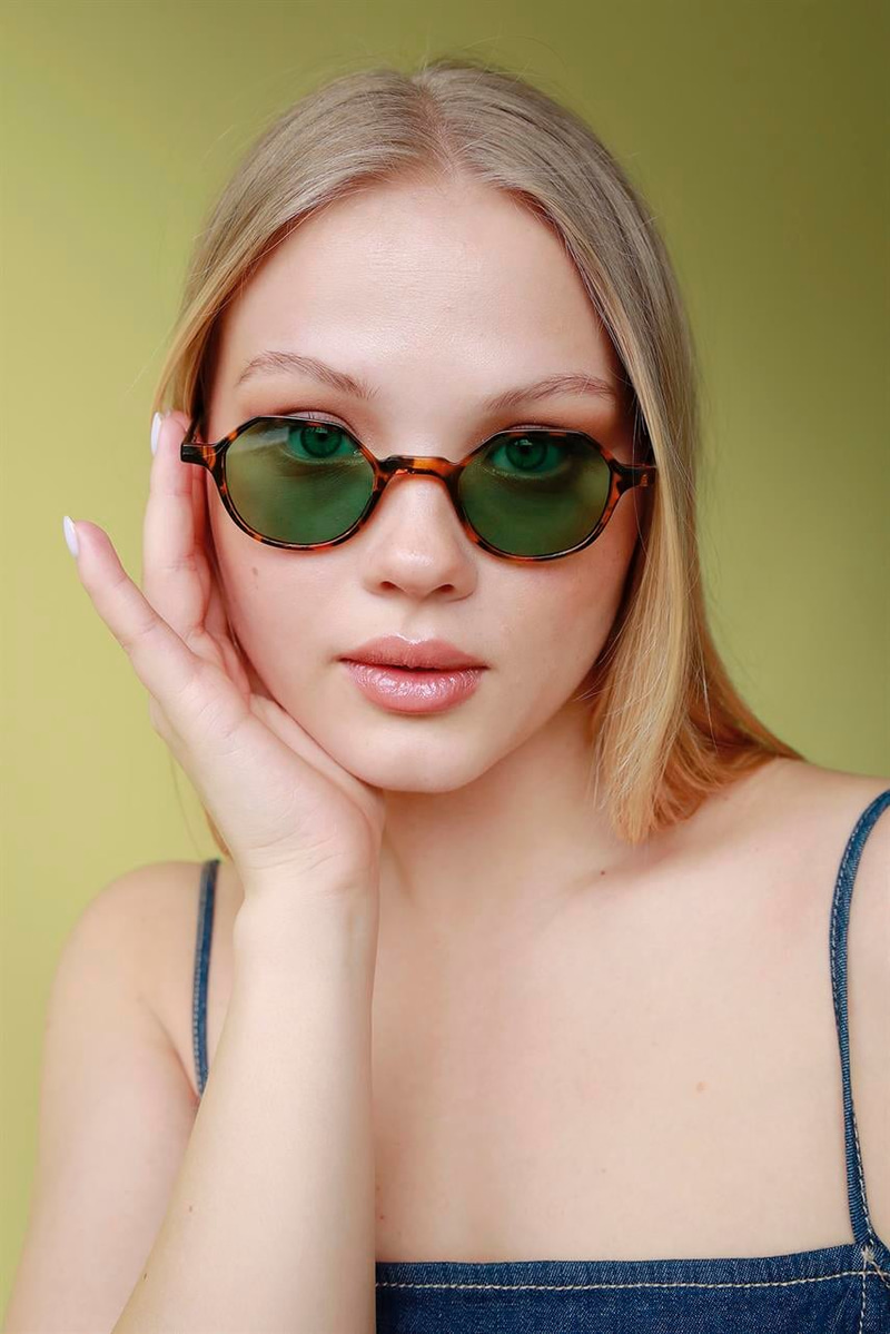 Paula Green Leopard Green Güneş Gözlüğü
