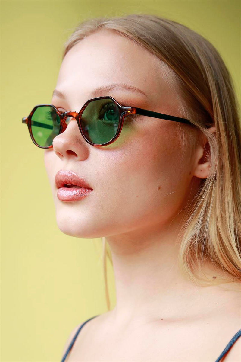 Paula Green Leopard Green Güneş Gözlüğü