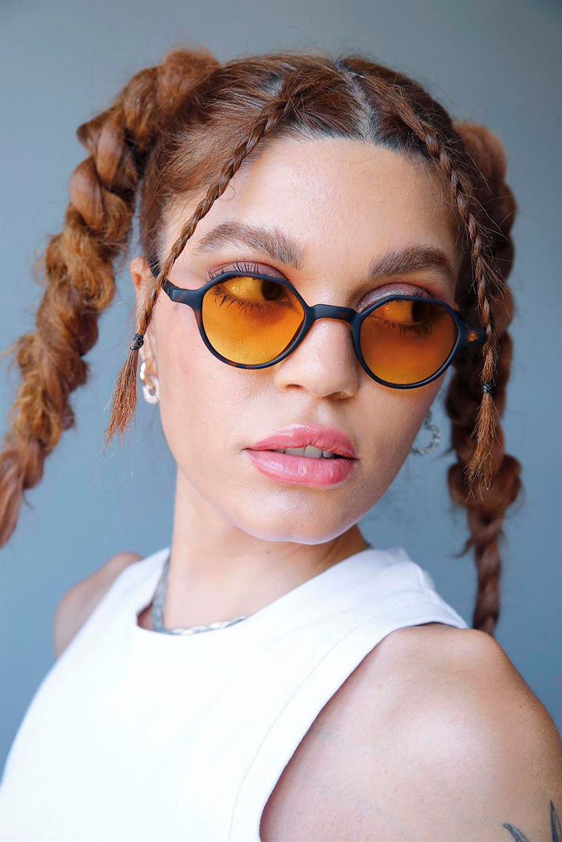 Paula Leopard Orange Güneş Gözlüğü