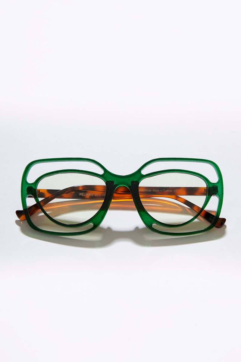 Pelikan Green Leopard Mavi Işık Koruyucu Gözlük