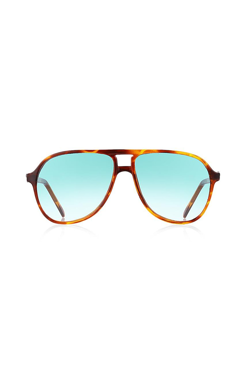 Peyton Leopard Green Güneş Gözlüğü