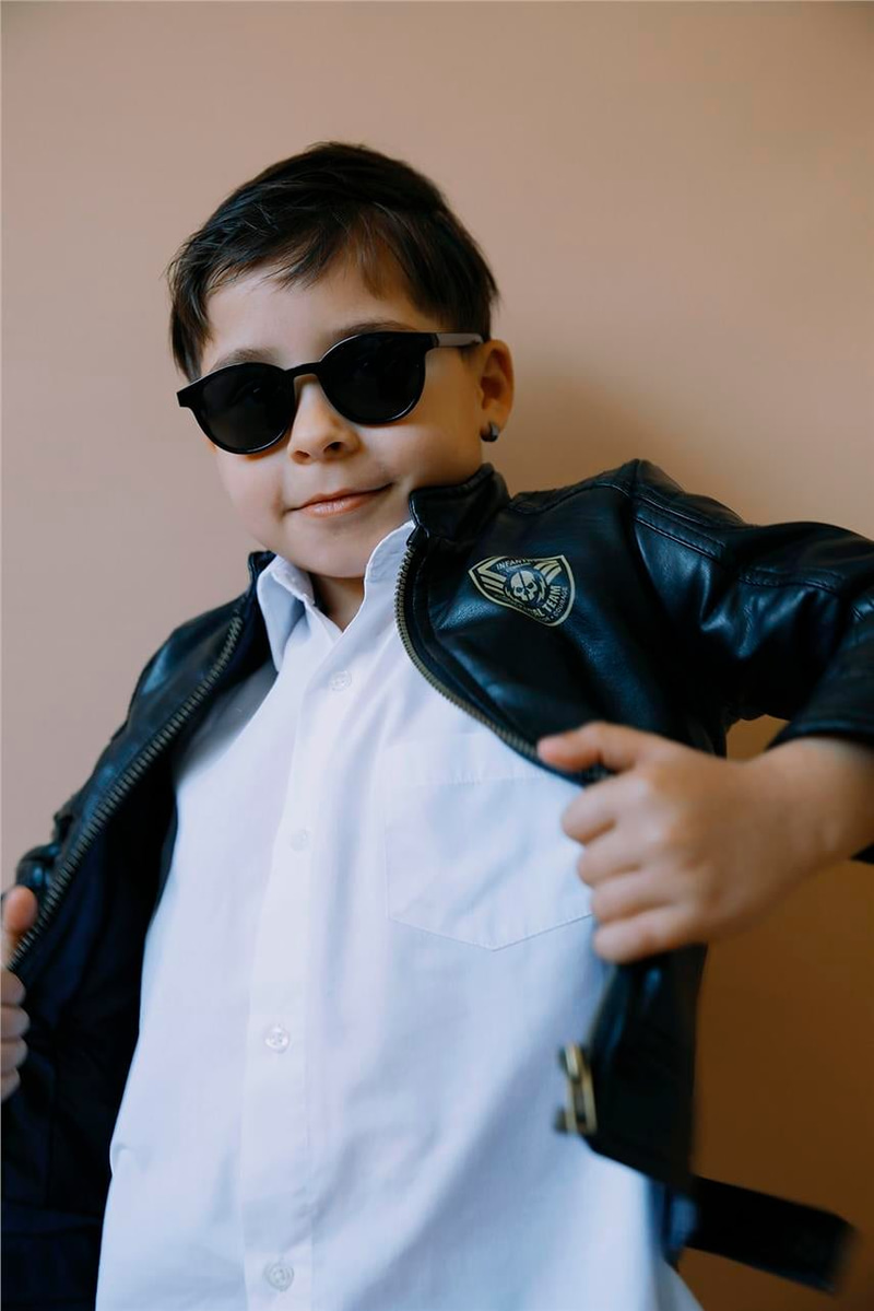 Pihu Black Erkek Çocuk Güneş Gözlüğü
