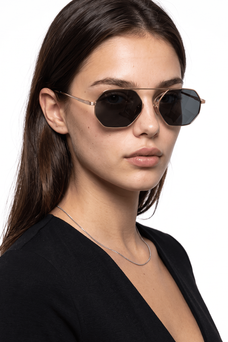 Piyavel Gold Black Güneş Gözlüğü