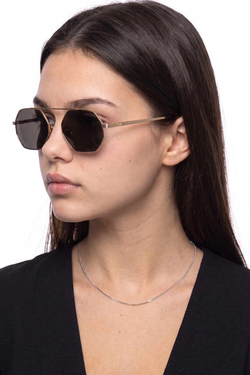 Piyavel Gold Black Güneş Gözlüğü