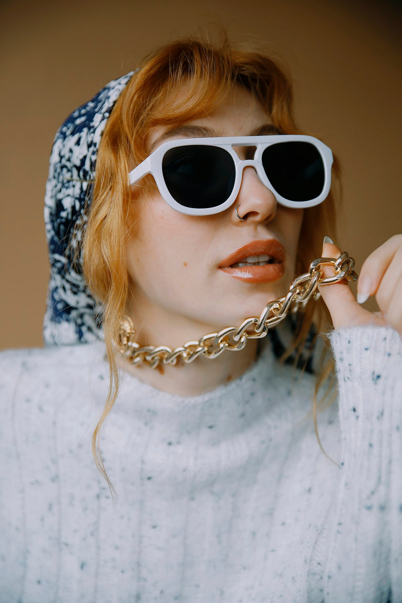 Privy White Black Güneş Gözlüğü