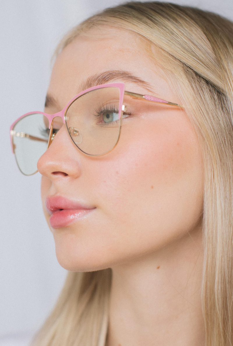 Puerta Pink Mavi Işık Koruyucu Gözlük