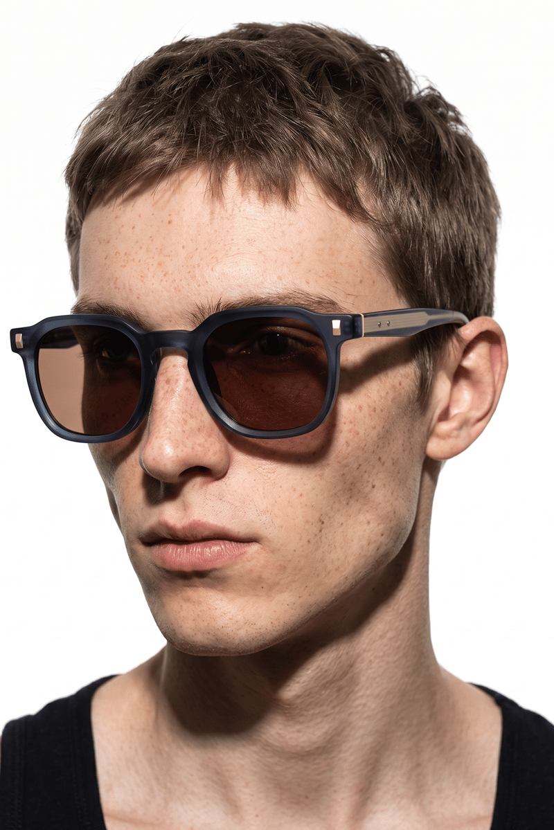 Ravendor Matt Blue Brown Erkek Güneş Gözlüğü