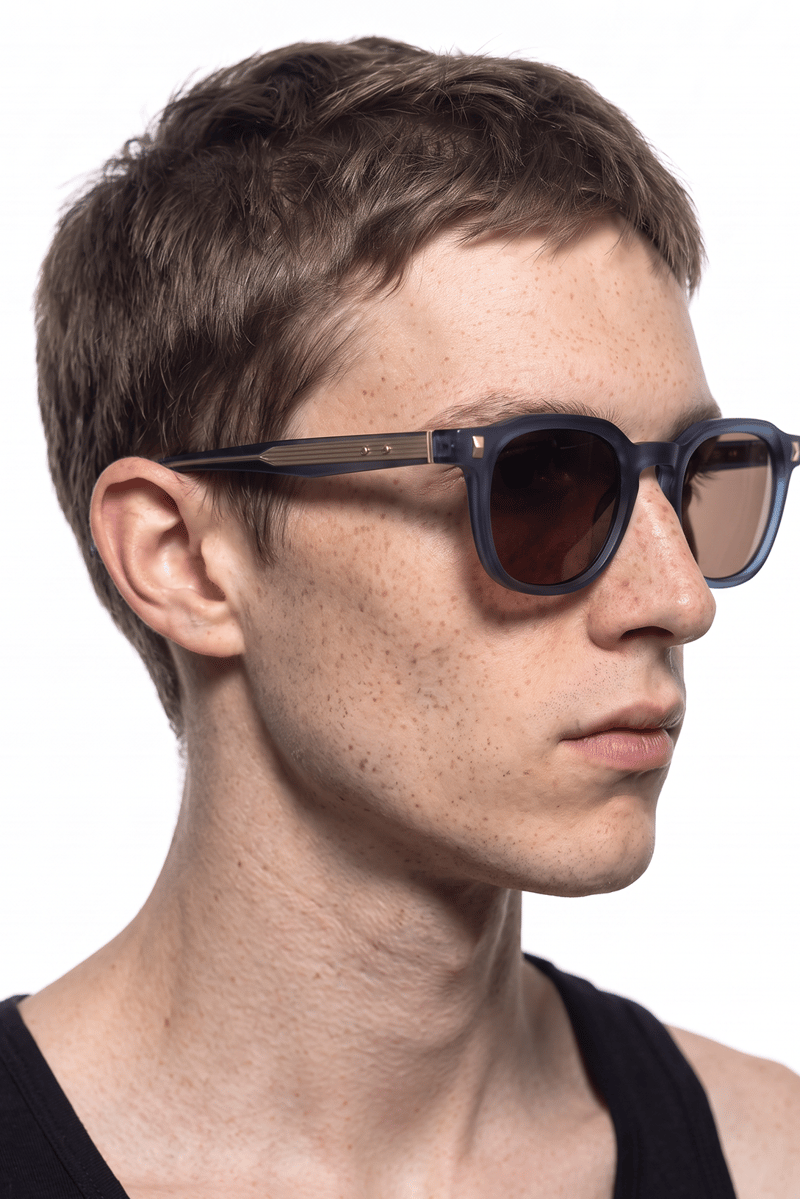 Ravendor Matt Blue Brown Erkek Güneş Gözlüğü